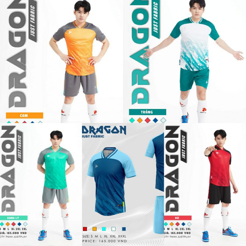 BỘ ĐỒ ĐÁ BÓNG JUSPLAY DRAGON MỚI