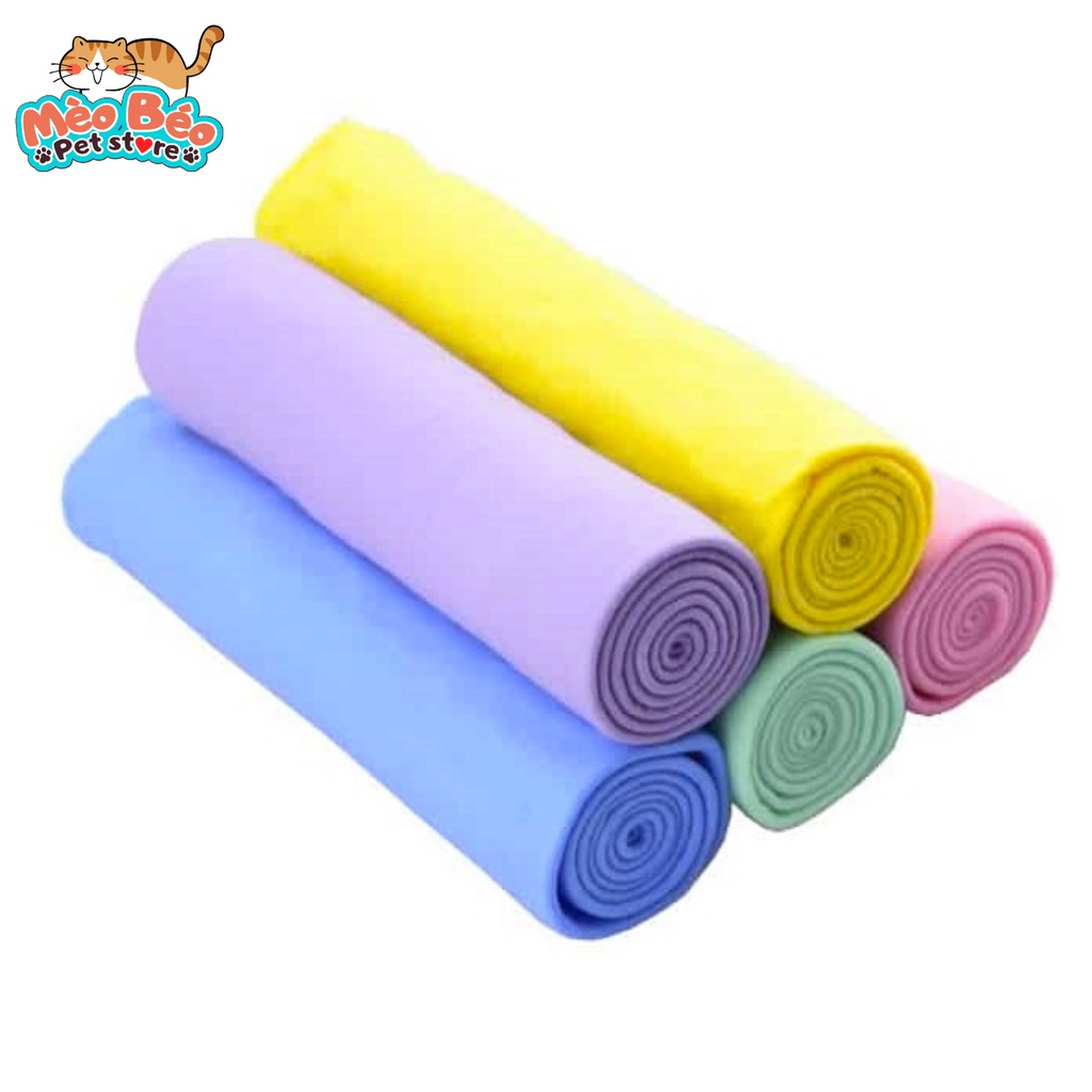 Khăn tắm siêu thấm hút cho chó mèo - Loại to 66*43*2cm