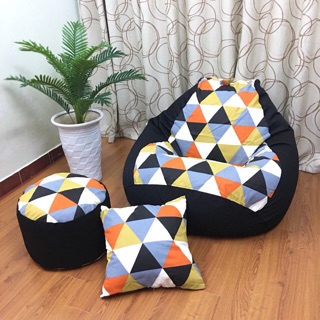Vỏ ghế lười +lót đựng xốp