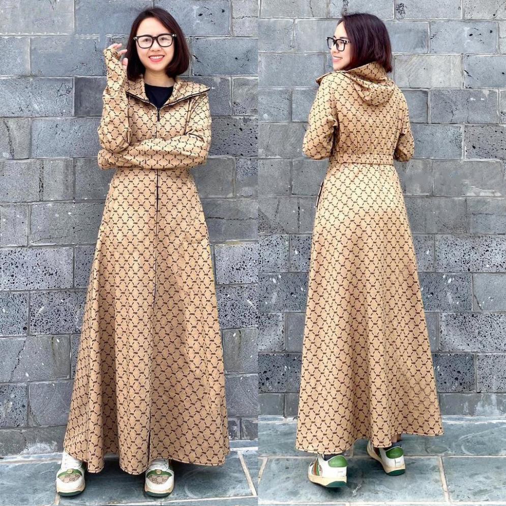 SALE Áo chống nắng nữ toàn thân vải Umi dáng xòe không xẻ sau che kín chân thoáng mát mẫu mới 2021 | BigBuy360 - bigbuy360.vn