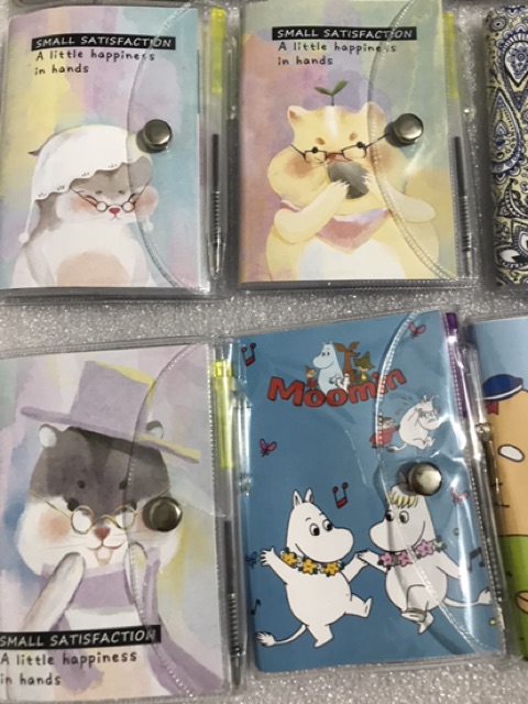 Sổ ghi chép hình cute có bút