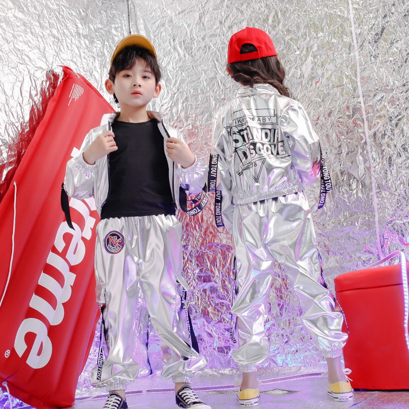 Trang Phục Biểu Diễn Nhảy Hip Hop Đường Phố Năm Mới Chất Lượng Cao Cho Bé Trai