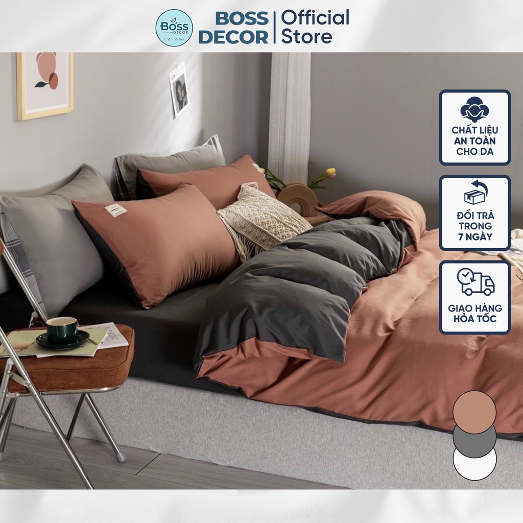 Bộ cotton đũi Boss Decor mềm mịn nhiều mẫu mã | BigBuy360 - bigbuy360.vn