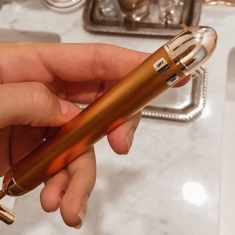 Cây lăn massage mặt nâng cơ  săn da mặt giảm nếp nhăn & Máy Mát Xa Mắt Mini - B0008