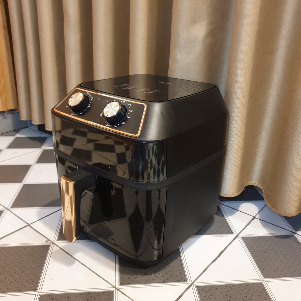 Nồi chiên không dầu 10L Nineshield KB-8001M 8L KB-6001M, Nồi nướng chiên đa năng chính hãng  BH 12 tháng