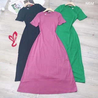 Đầm thun maxi dáng dài đủ màu