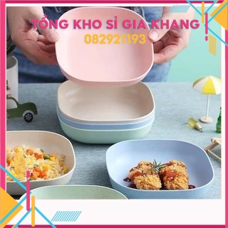 sp479 Set 8 đĩa lúa mạch vuông sâu lòng siêu hot