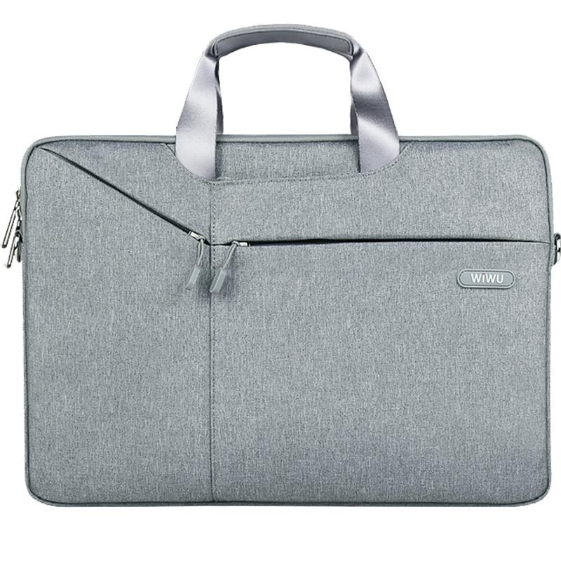 Túi Xách + Đeo cao cấp Wiwu Laptop Sleeve Case cho Macbook - Laptop từ 11 - 15.6inch ( 4 màu)