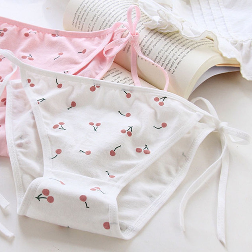 Quần Lót Không Đường May In Họa Tiết Hoạt Hình Dễ Thương Nhiều Màu Sắc Cho Nữ