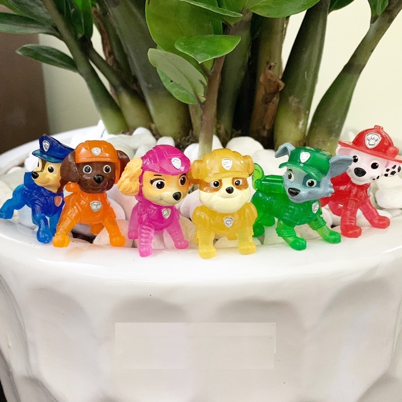 Set 6 Chú Chó Cứu Hộ Paw Patrol The Movie Phát Sáng Flash