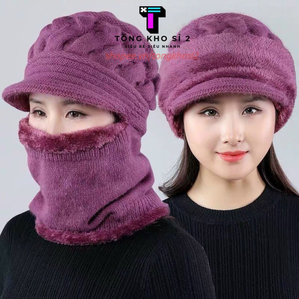 PVN20187 Mũ len thời trang mùa đông ấm áp dành cho nữ T2