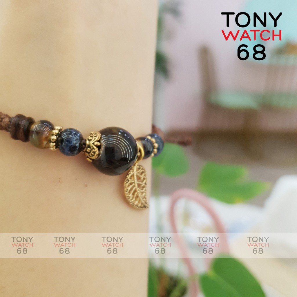 Vòng tay nữ dây rút thổ cẩm điệu đà chính hãng Tony Watch 68