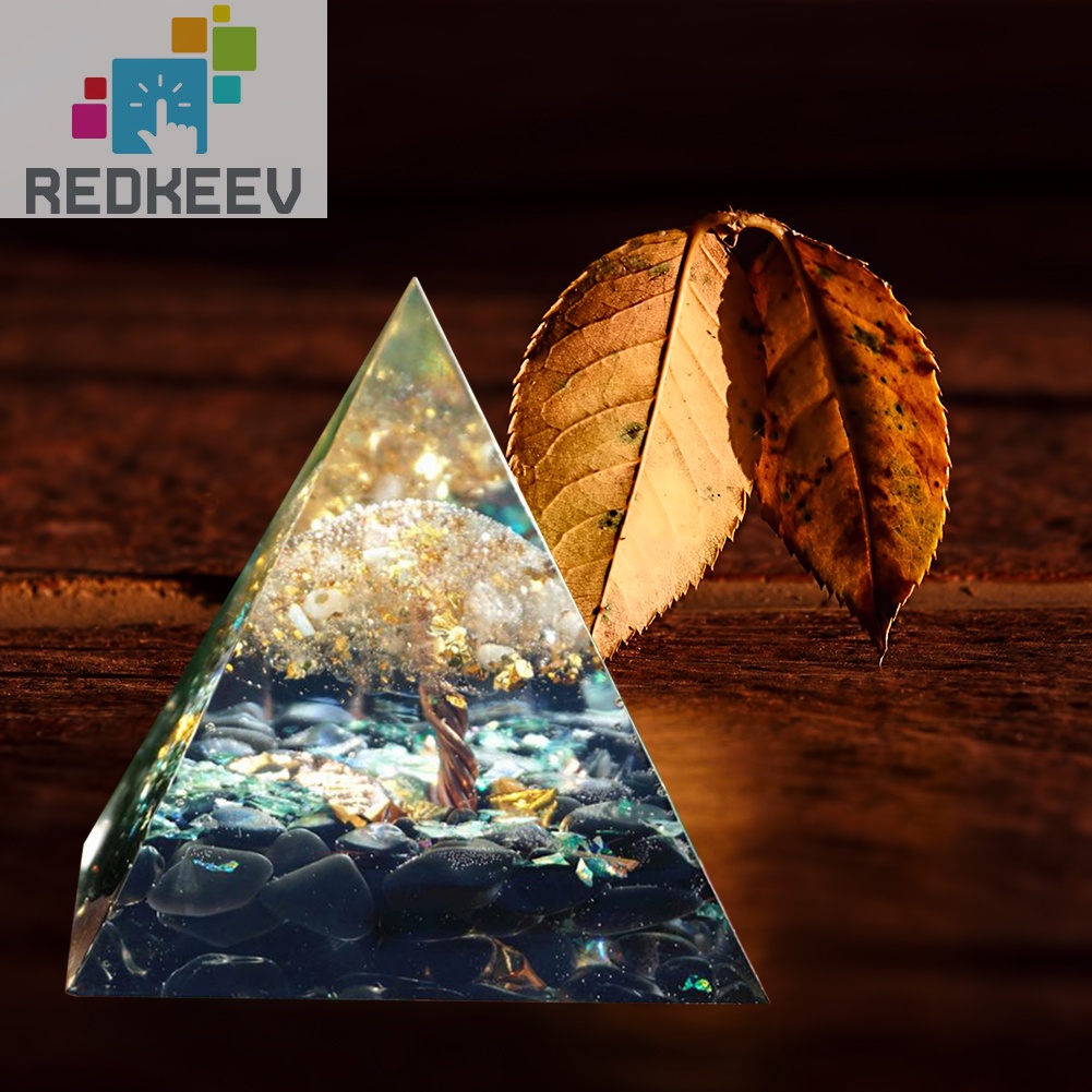 Đá pha lê năng lượng hình kim tự tháp 5cm