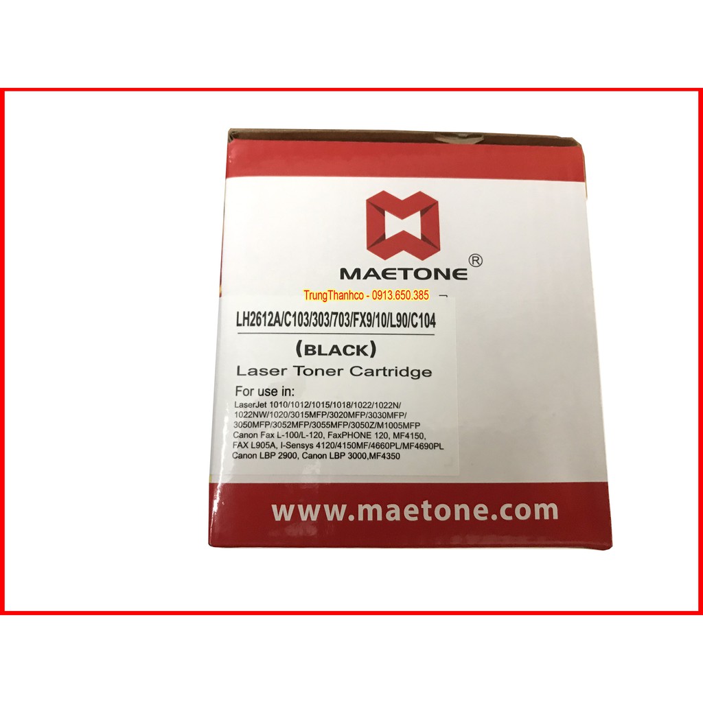 Hộp Mực Máy in Cartridge Maetone 12A 2900/3000