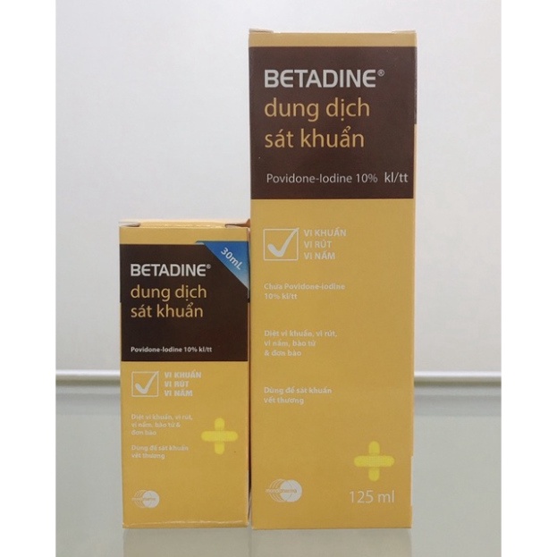 BETADINE  10% Dung Dịch Sát Khuẩn-Vệ Sinh Vết Thương -Hot