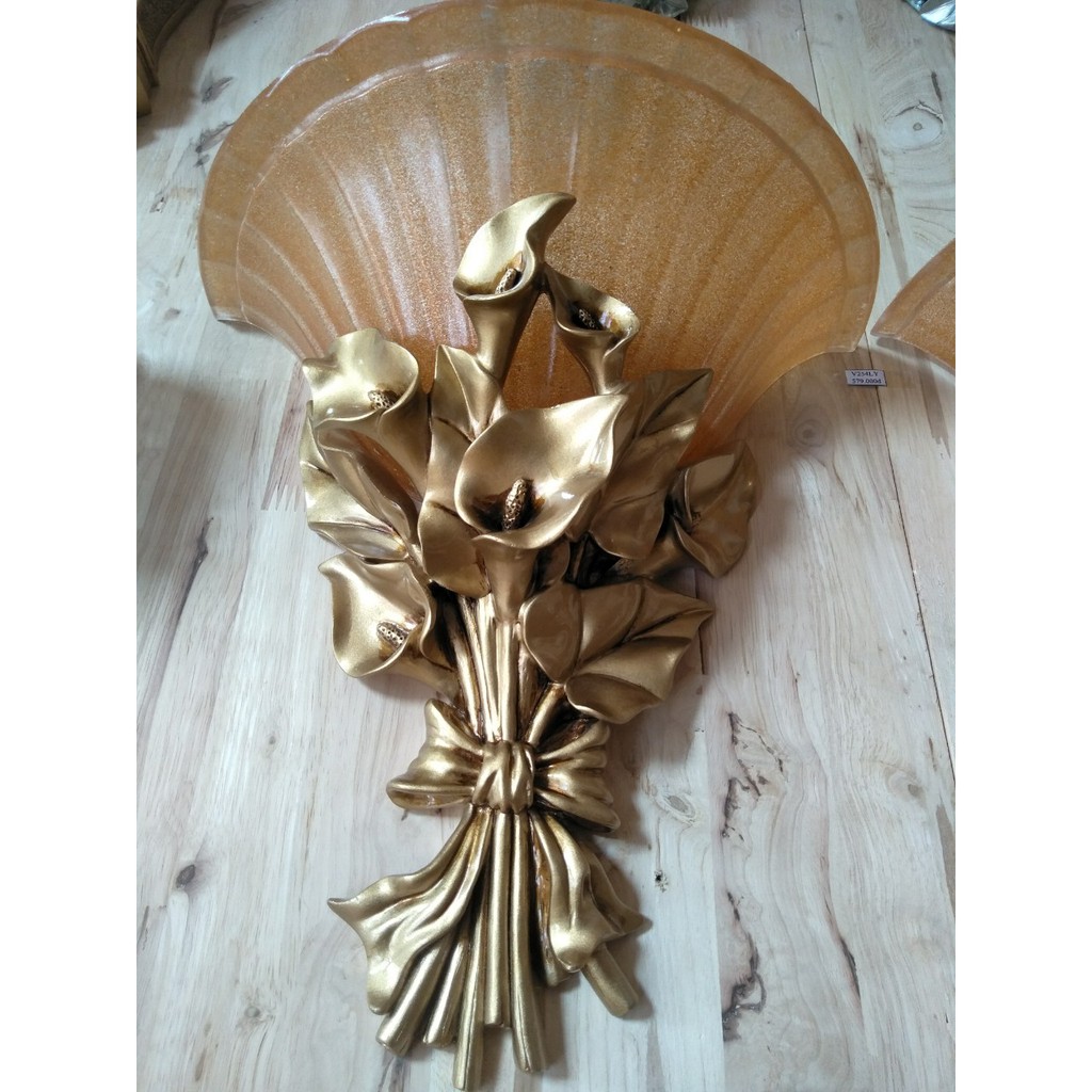 ĐÈN VÁCH GẮN TƯỜNG CHÙM  HOA CHAO ĐÁ