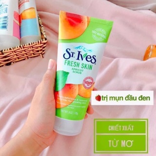 Sữa rửa mặt /hũ tẩy da chết toàn thân St.Ives mơ