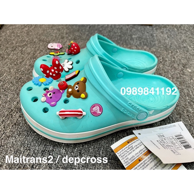 dép cross quai ngang💖FREESHIP💖dép cross quai ngang đế bánh mình unisex HNMAICROSS21