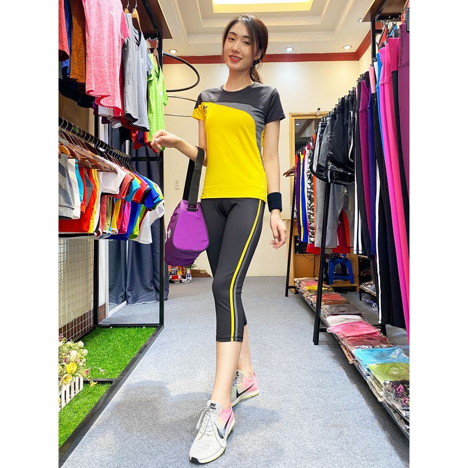 [HÀNG CAO CẤP] Shop bán bộ trang phục đồ thể thao hàng hiệu vnxk tập thể dục thẩm mỹ big size cho nữ người béo giá rẻ