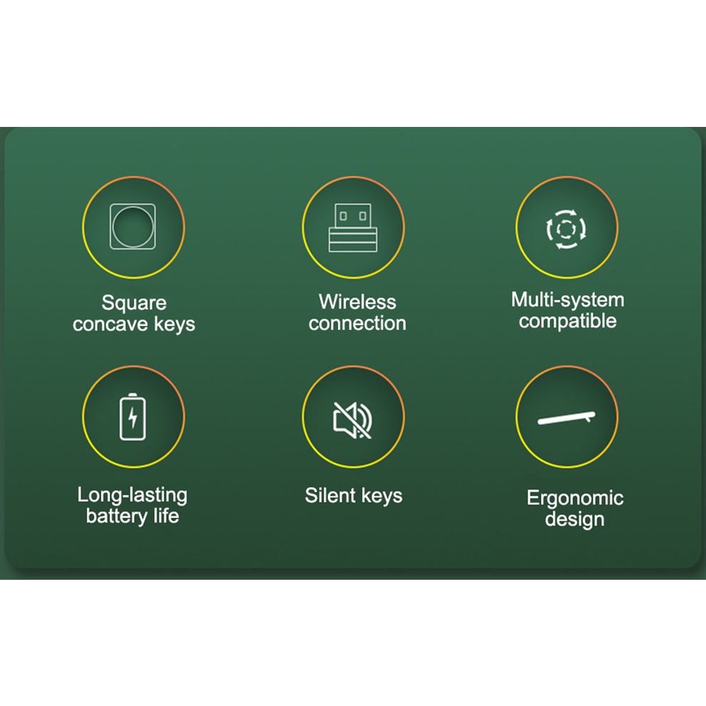 Bộ Bàn Phím Và Chuột Không Dây 2.4ghz jomaa Cho PC Laptop