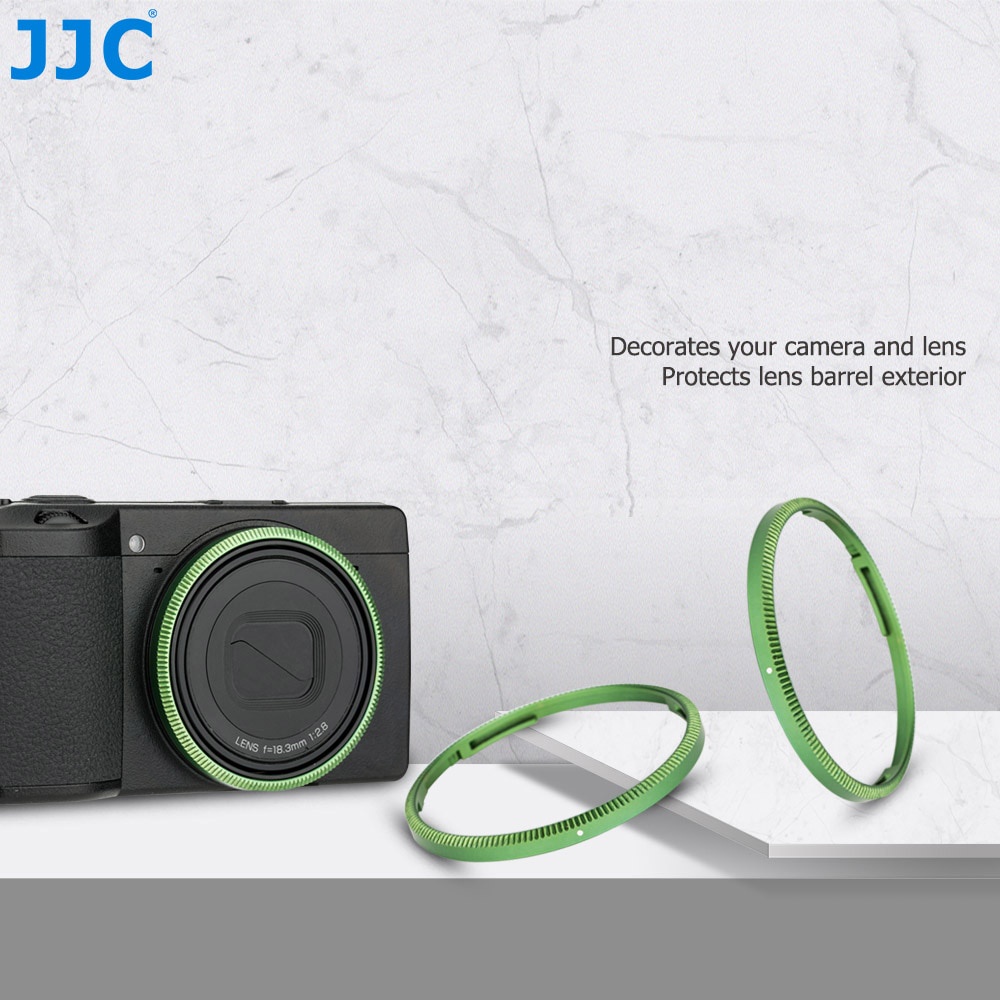 JJC Durable Aluminium Lens Ring For Ricoh GR III GRIII GR3 Camera Replaces Ricoh GN-1 Lens Decoration Ring Cap