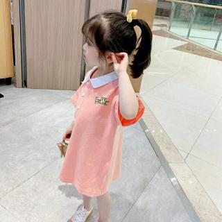 Đầm Thun Dài Thời Trang Hàn Quốc Cho Bé Gái