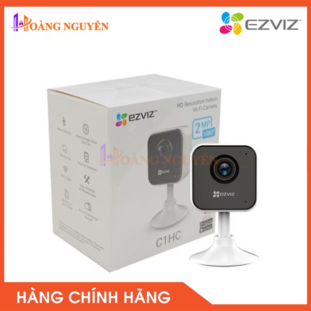 [NHÀ PHÂN PHỐI] Camera IP/Wifi Ezviz C1HC 2MP - Tầm Nhìn Ban Đêm,Phát Hiện Chuyển Động,Cảnh Báo Âm Thanh,Hỗ Trợ Wifi