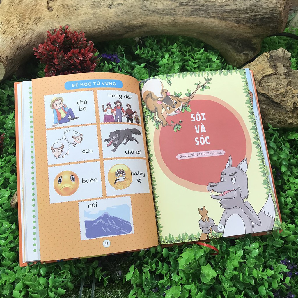 Sách - Combo Truyện Tranh Tư Duy Cho Bé Phát Triển Ngôn Ngữ,Trí Tưởng Tượng + Đồng Dao Cho Em Tặng Kèm Truyện Song Ngữ