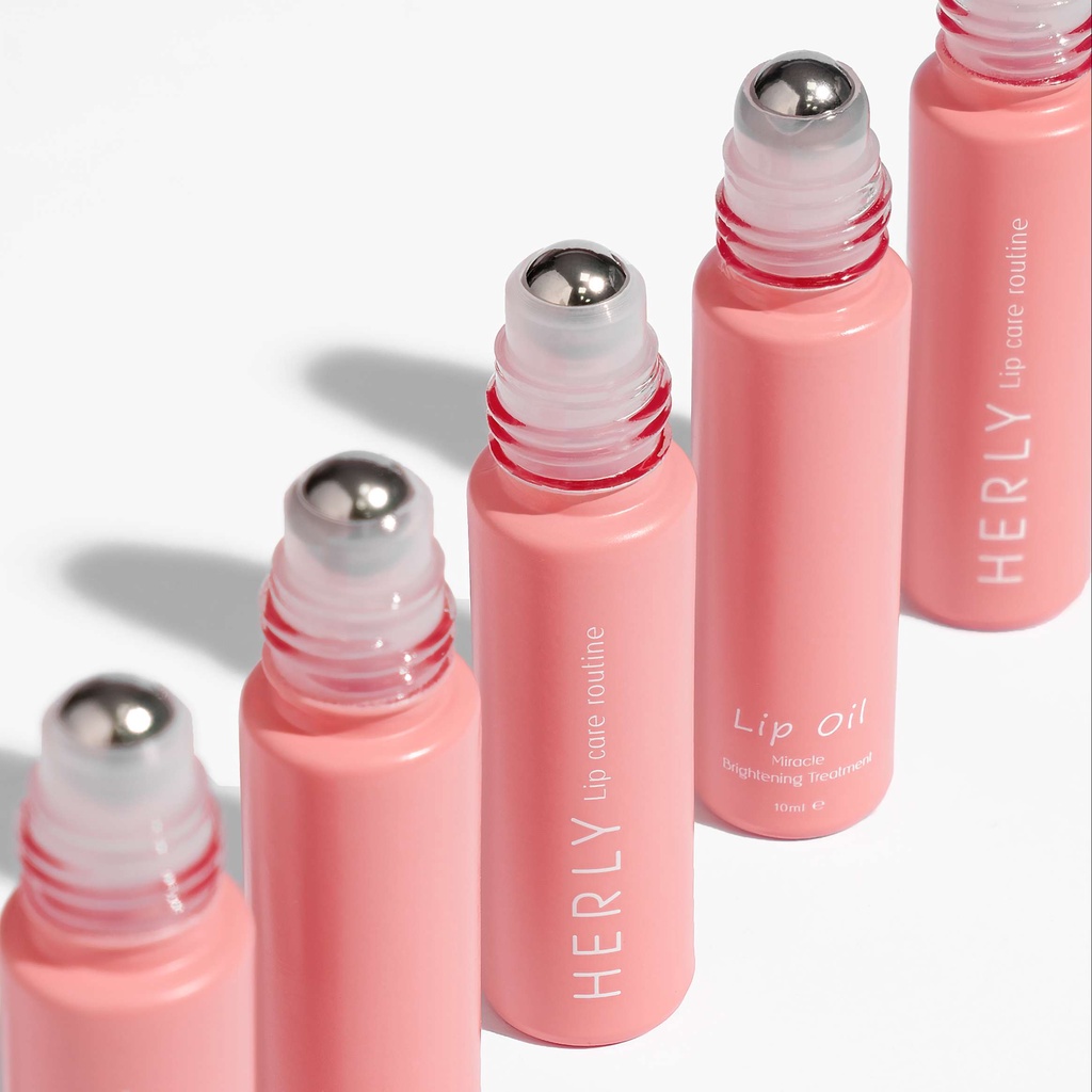 Bộ đôi tái tạo sắc tố làm hồng môi: Lip Oil 10ml + Lip Scrub 20ml