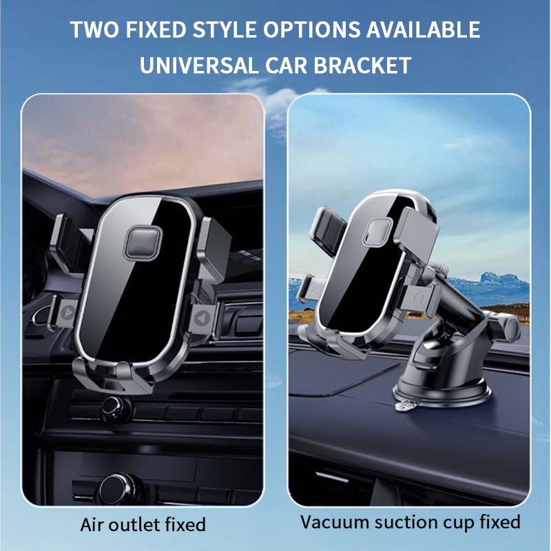 Giá đỡ điện thoại di động SEAMETAL kim loại có giác hút xoay được 360 độ 2 trong 1 sử dụng trên xe hơi (có bán lẻ)