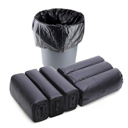 Túi đựng rác đen loại trung :rộng 55* dài 65cm: 3 cuộn/1kg