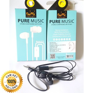 Pure Music _ Tai Nghe Có Mic Jack 3.5 Sành Điệu