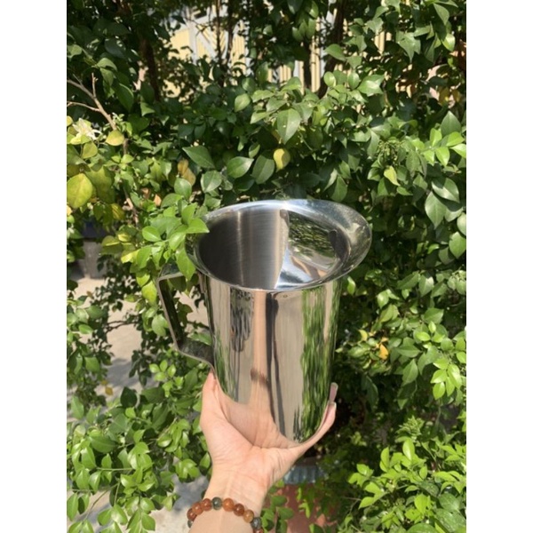 Cá rót inox 304 sáng bóng 2L