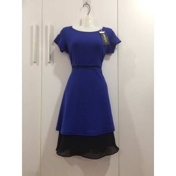 Đầm công sở phối voan còn tag 410k (Size S) - Thanh lý hàng xuất khẩu