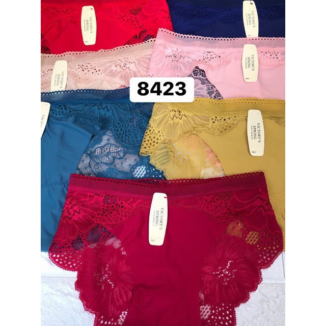 Quần lót  ren siêu đẹp mã 8423 ,ren mềm mịn  - lố 10 chiếc đủ màu