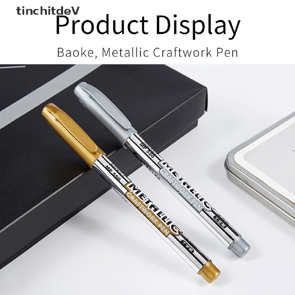 1 Bút Đánh Dấu Vĩnh Viễn Bằng Kim Loại Chống Nước DIY