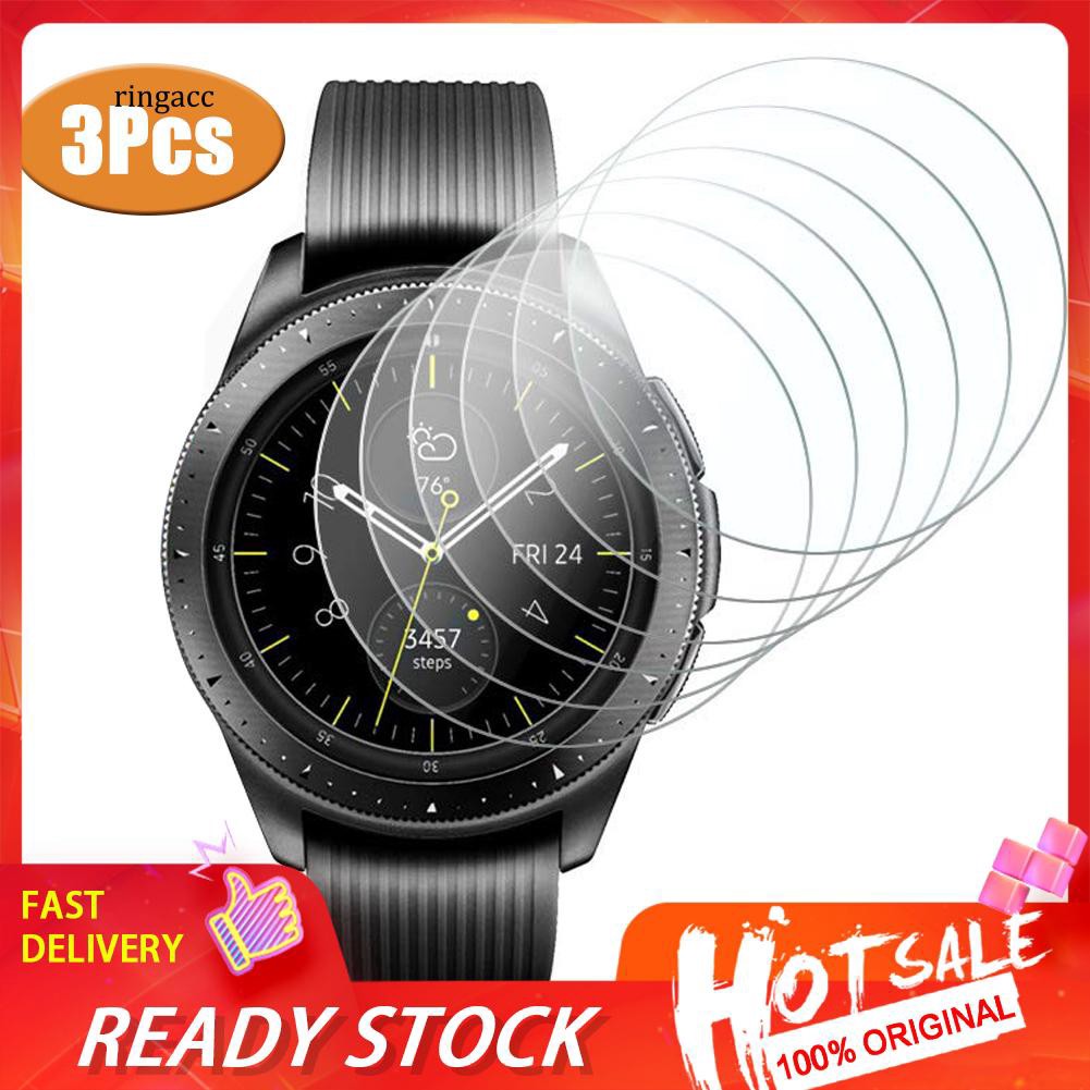 Bộ 3 Miếng Dán Bảo Vệ Mặt Đồng Hồ Samsung Galaxy Watch 42/46mm Gear S2 S3