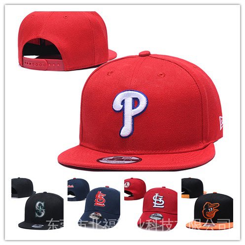 Fashion MLB New York Yankee Los Angeles Dodges Boston Team Cap Red Socks Pure Cotton Embroidery Casual Flat Cap Game Speed Slow hyj7