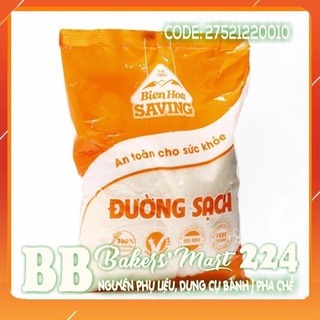 💥 hàng chuẩn 💥 đường cát sạch biên hòa saving - gói 1kg