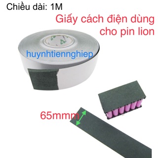 Giấy dán cách điện keo dính 1mặt (rộng 65mm) 1mét