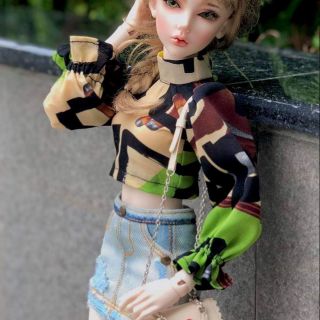 Rập áo kiểu cho bjd 1/4 ( Rập giấy cứng)