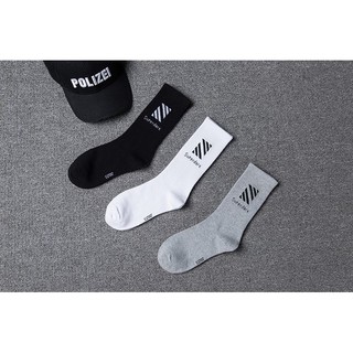 Tất super dark họa tiết phong cách off white