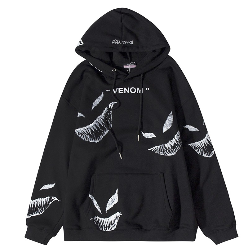 ÁO KHOÁC HOODIE NAM NỮ VẢI NỈ VENOM CỰC NGẦU KN17 | BigBuy360 - bigbuy360.vn