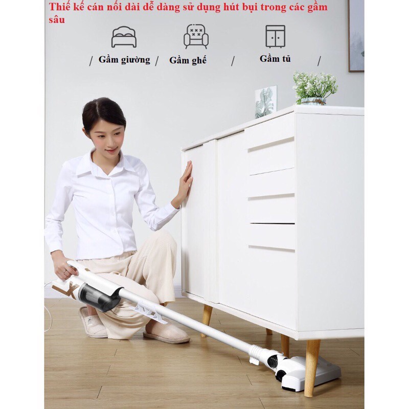 Máy hút bụi cầm tay mini YANGZI công suất 700w lực hút siêu mạnh hút sạch bụi mịn,lông chó mèo