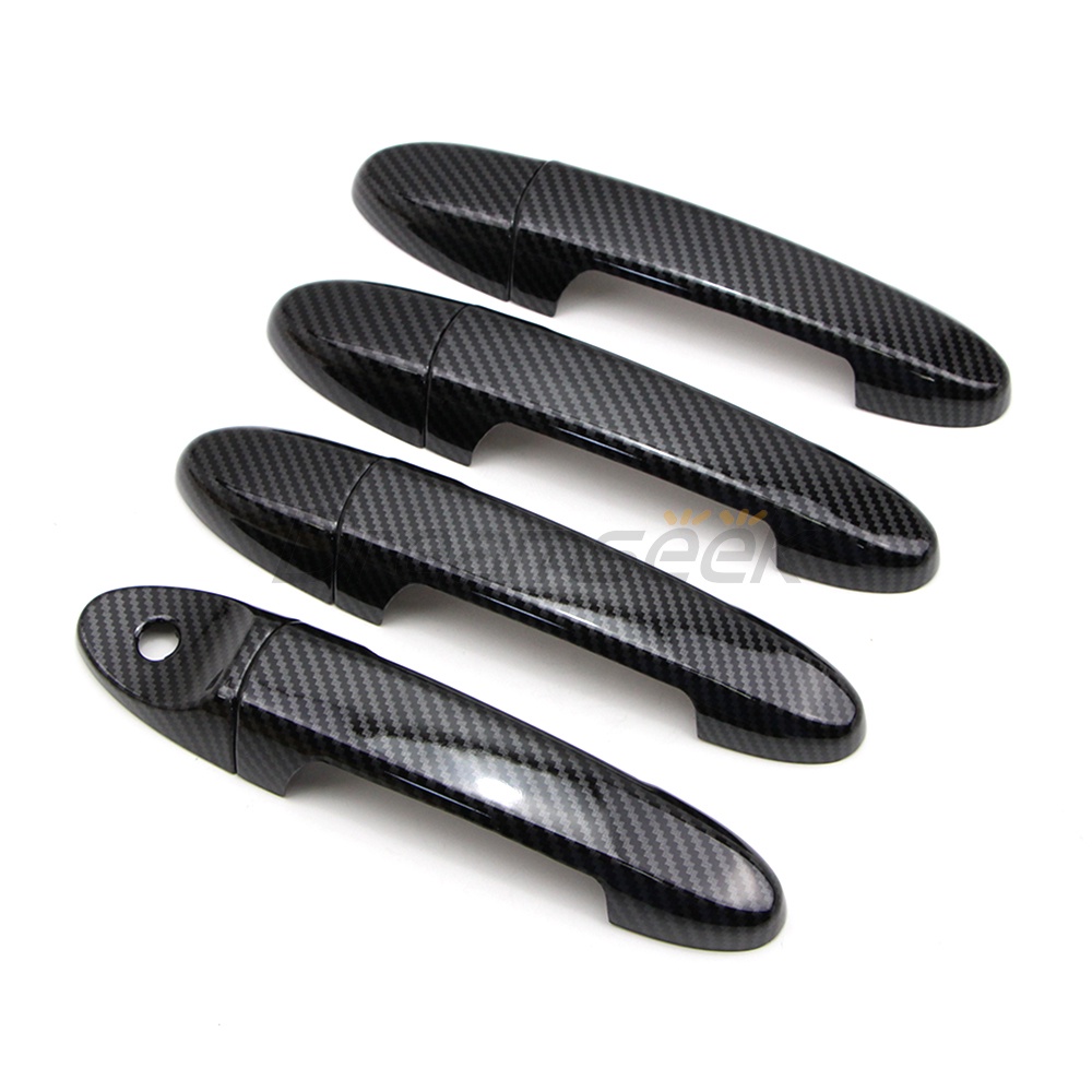 Set 8 Ốp Tay Nắm Cửa Sợi Carbon Cho Ford Escape Kuga Mazda Tribute Mercury Mariner 2001-2012
