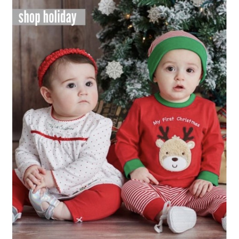 Set 3 Món Bé Trai Ông Già Noel Đỏ LittleMe