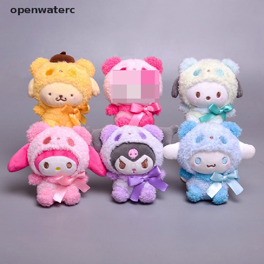 Thú Nhồi Bông Hình Chó Mèo Kuromi Cinnamoroll Kt 12cm Đáng Yêu