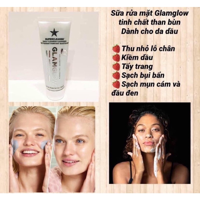 Sữa rửa mặt Glam Glow