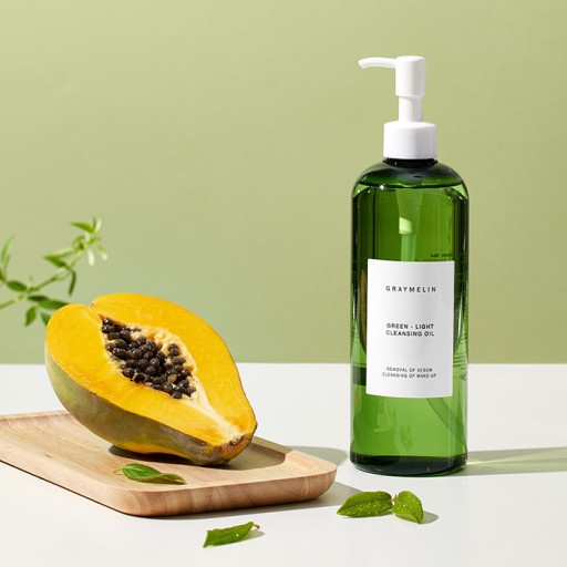 Dầu Tẩy Trang Trà Xanh Graymelin Green Light Cleansing Oil 400ml Dành Riêng Cho Da Nhạy Cảm