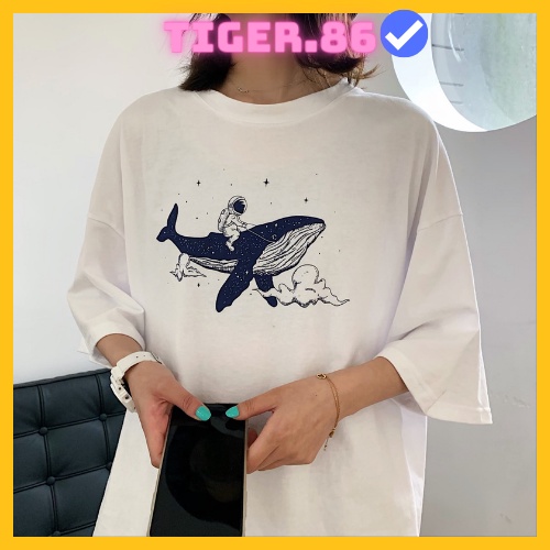 Áo thun tay lỡ form rộng unisex Tiger.86 AFR205